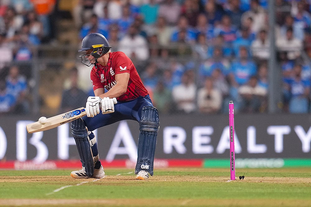 Best Batting action from the ICC Mens T20 World Cup Jacob Bethell