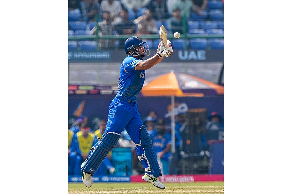 Best Batting action from the ICC Mens T20 World Cup Ibrahim Zadran