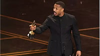 Oscars 2026: Michael B Jordan Wins Best Actor At Oscars 2026 For Sinners, Thanks Family X : Michael B. Jordan Won The Lead Actor Oscar For Sinners.