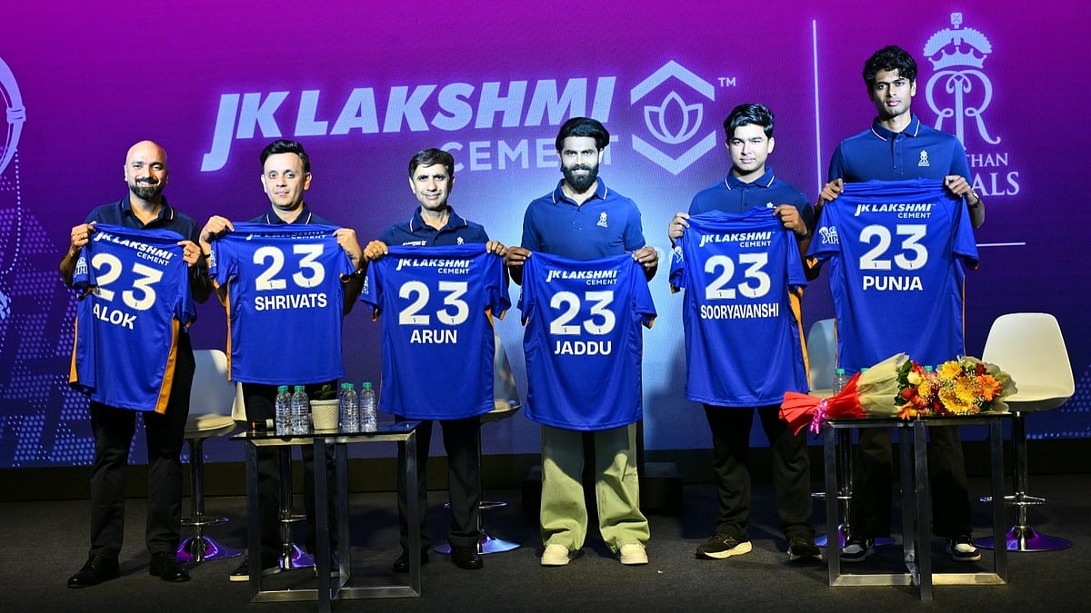 CEO and key members of the RR squad were present in the jersey launch event in Jaipur on Sunday, March 16, 2026. - File