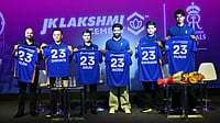 Vaibhav Sooryavanshi Reveals His Goal For IPL 2026 At Rajasthan Royals File : CEO and key members of the RR squad were present in the jersey launch event in Jaipur on Sunday, March 16, 2026.