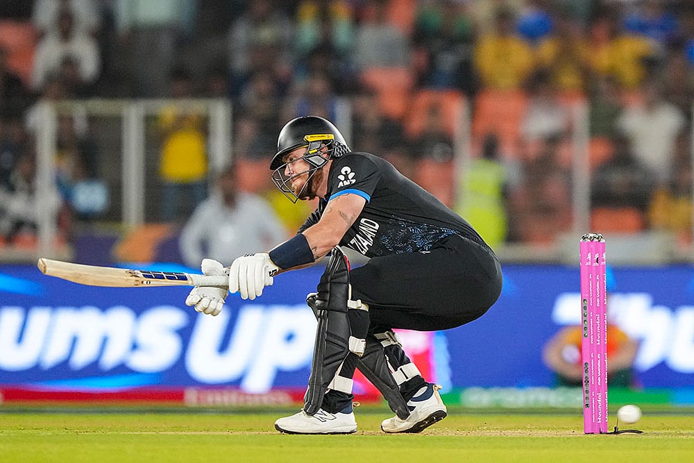 Best Batting action from the ICC Mens T20 World Cup Finn Allen