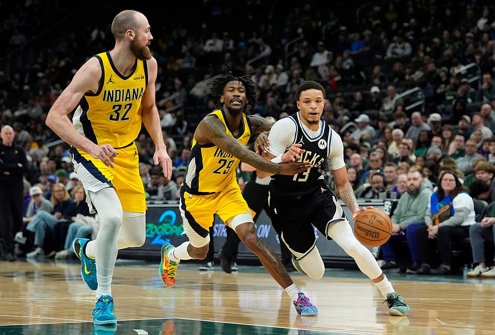 Milwaukee Bucks Vs Indiana Pacers NBA game-Quenton Jackson