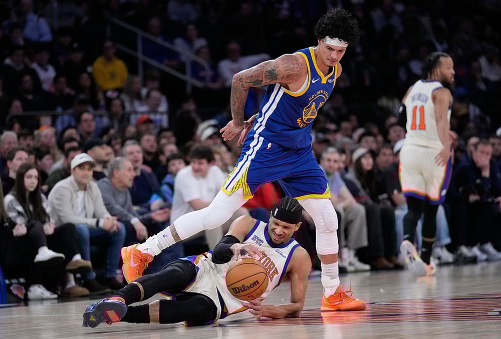 New York Knicks Vs Golden State Warriors NBA game-Gui Santos