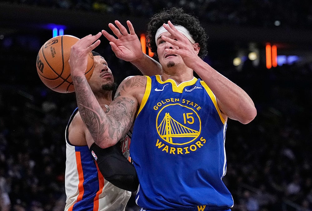 New York Knicks Vs Golden State Warriors NBA game-Josh Hart