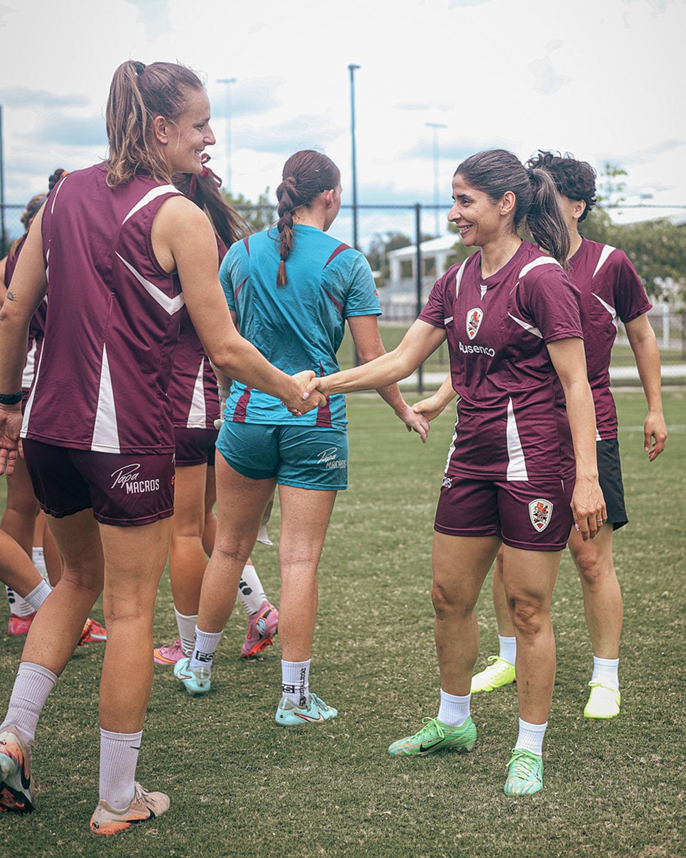 Iranian Women Footballers Train With Brisbane Roar-Atefeh Ramezanisadeh