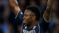 Man City 2-1 Real Madrid Live Score, UEFA Champions League: Vinicius Scores Brace As Los Blancos Enter Quarter-Final realmadrid/X : Vinicius Jr celebrates after scoring against Manchester City in the UEFA Champions League 2025-26 round of 16 clash.