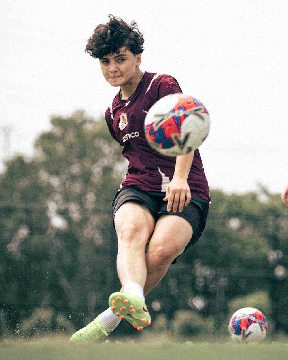 Iranian Women Footballers Train With Brisbane Roar -Fatemeh Pasandideh