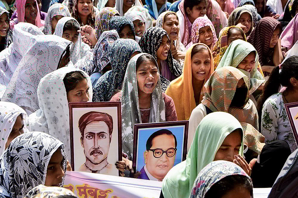 Tribal groups protest for ST quota inclusion