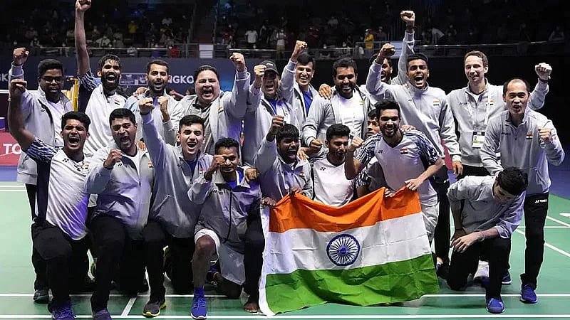 India had lifted their maiden Thomas Cup title in 2022. - File