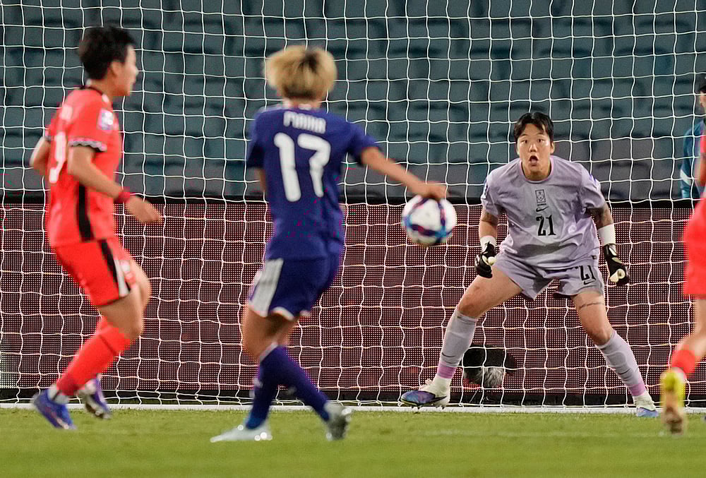 South Korea Vs Japan AFC Womens Asian Cup Semi-Final match-Kim Min-jung