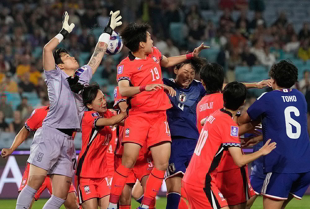 South Korea Vs Japan AFC Womens Asian Cup Semi-Final match-Kim Min-jung