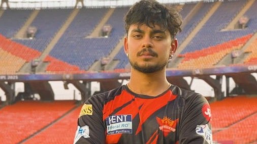 Ishan Kishan led Jharkhand to their maiden Syed Mushtaq Ali Trophy title in December 2025. - X/SunRisers Hyderabad