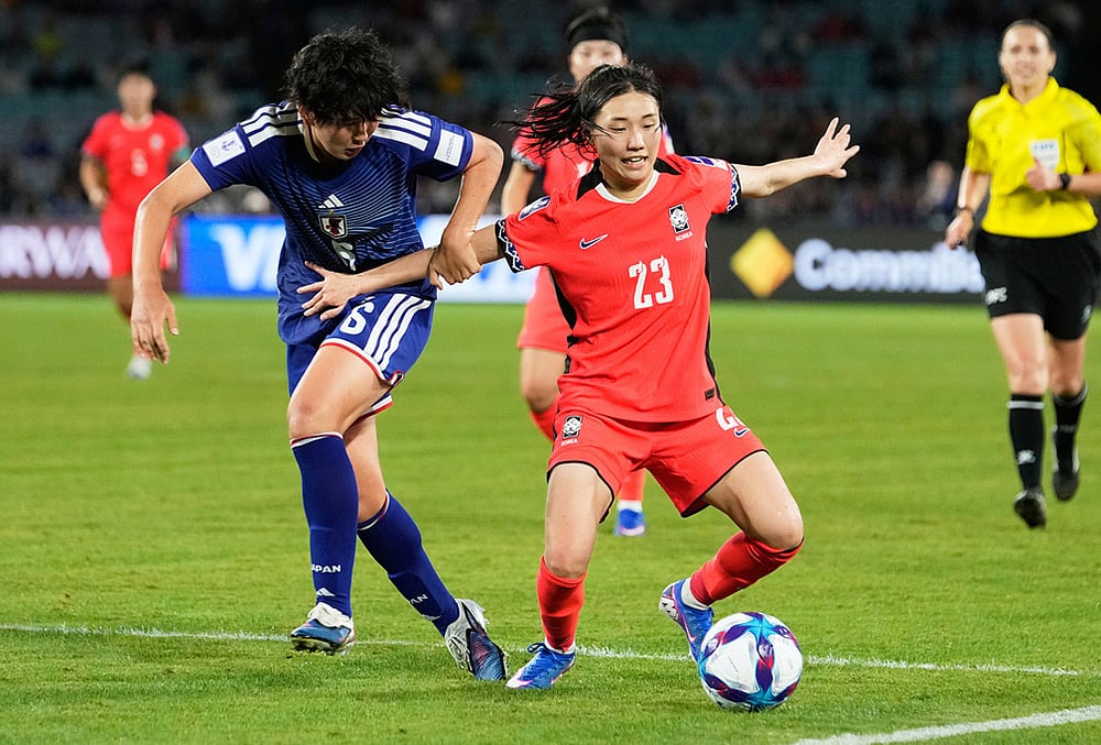 South Korea Vs Japan AFC Womens Asian Cup Semi-Final match-Toko Koga