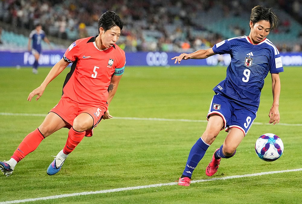 South Korea Vs Japan AFC Womens Asian Cup Semi-Final match-Riko Ueki