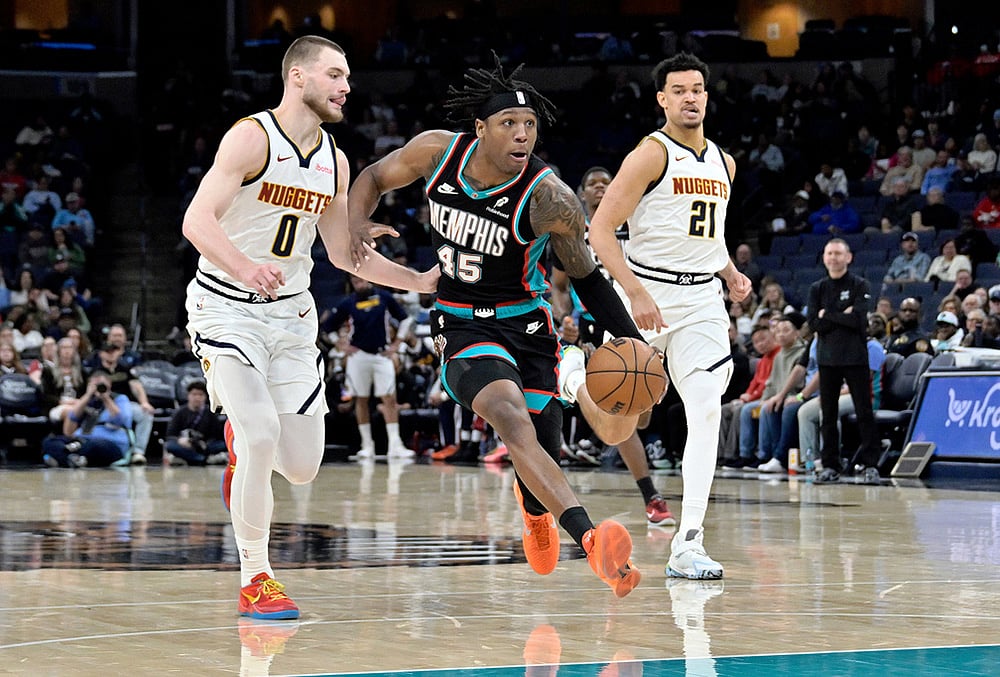 Memphis Grizzlies Vs Denver Nuggets NBA basketball-GG Jackson II