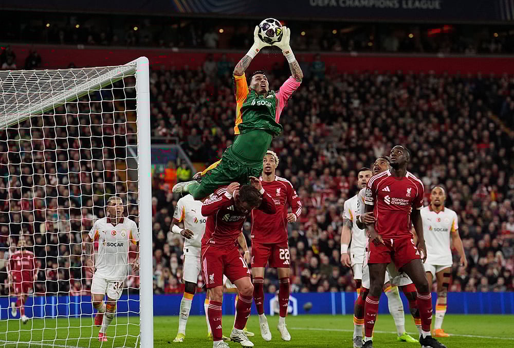 Liverpool vs Galatasaray Champions League Soccer-Ugurcan Cakir 
