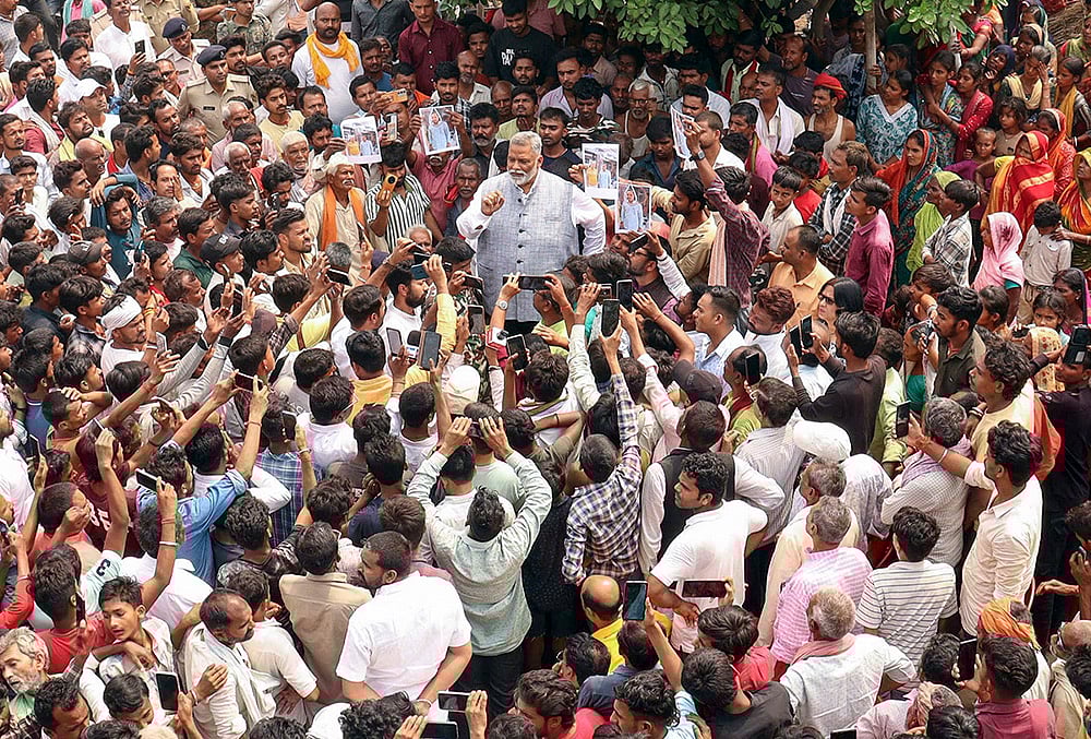 Pappu Yadav in Muzaffarpur