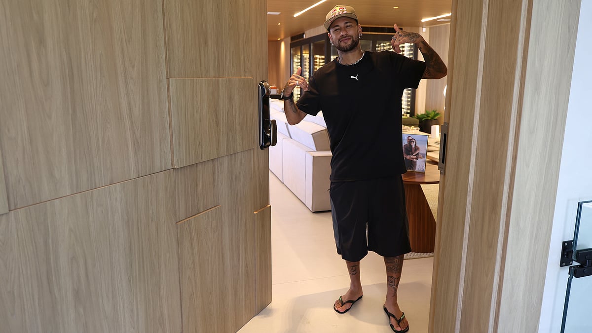 Neymar Jr. seen during the YouTube series production in Santos, Brazil on March 14, 2026.  - Diego Sanches / Red Bull Content Pool