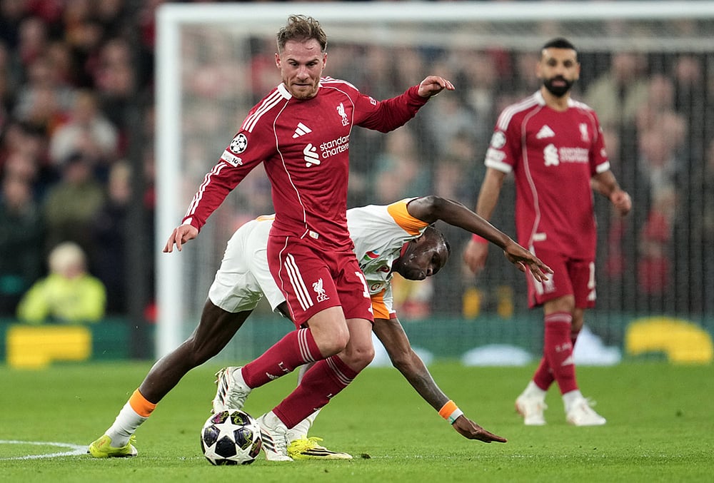 Liverpool vs Galatasaray Champions League Soccer-Alexis Mac Allister