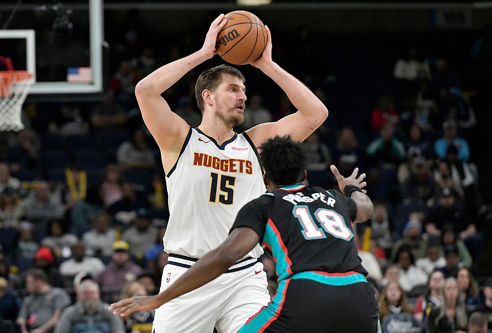 Memphis Grizzlies Vs Denver Nuggets NBA basketball-Nikola Jokic