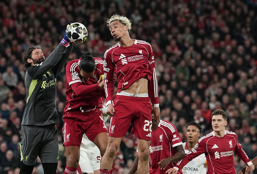 Liverpool vs Galatasaray Champions League Soccer-Alisson