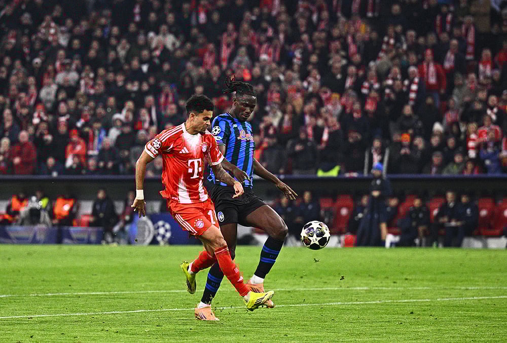 Bayern Munich Vs Atalanta Champions League Soccer-Luis Díaz