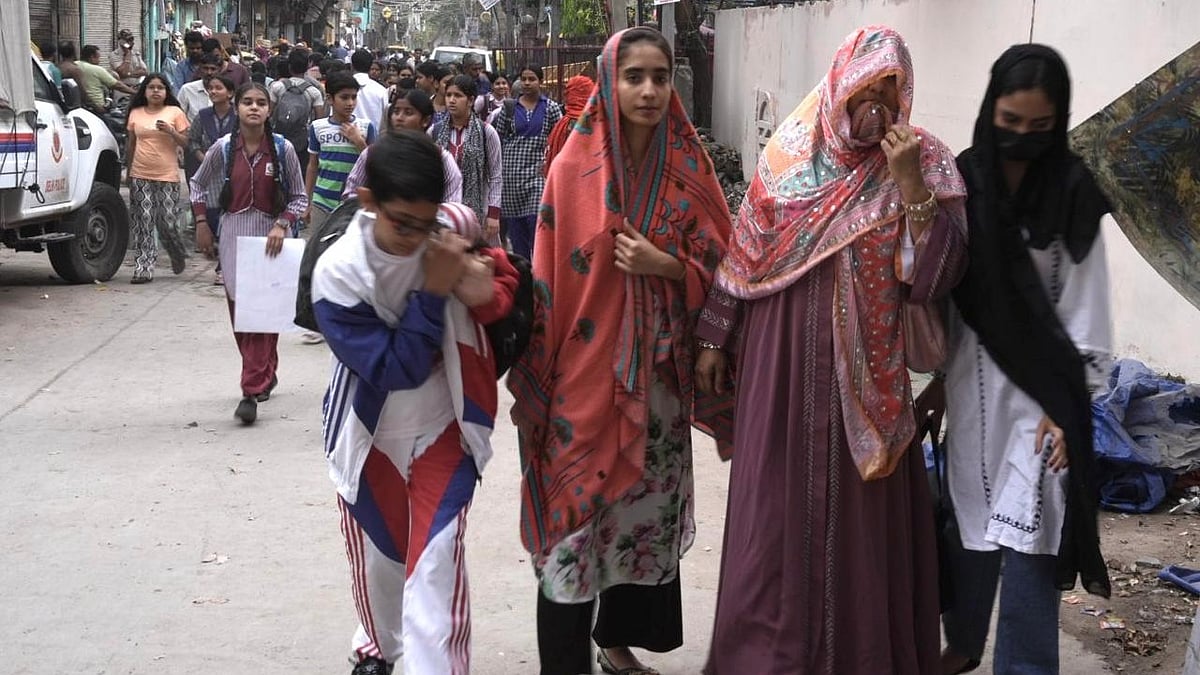 Rashida Khatoon fled Uttam Nagar with her three children, days before Eid, choosing safety over celebration as fear gripped the neighbourhood. - Photo: Tribhuvan Tivari