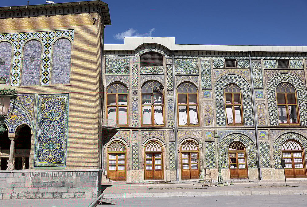  facade of the Qajar-era Golestan Palace in Tehran