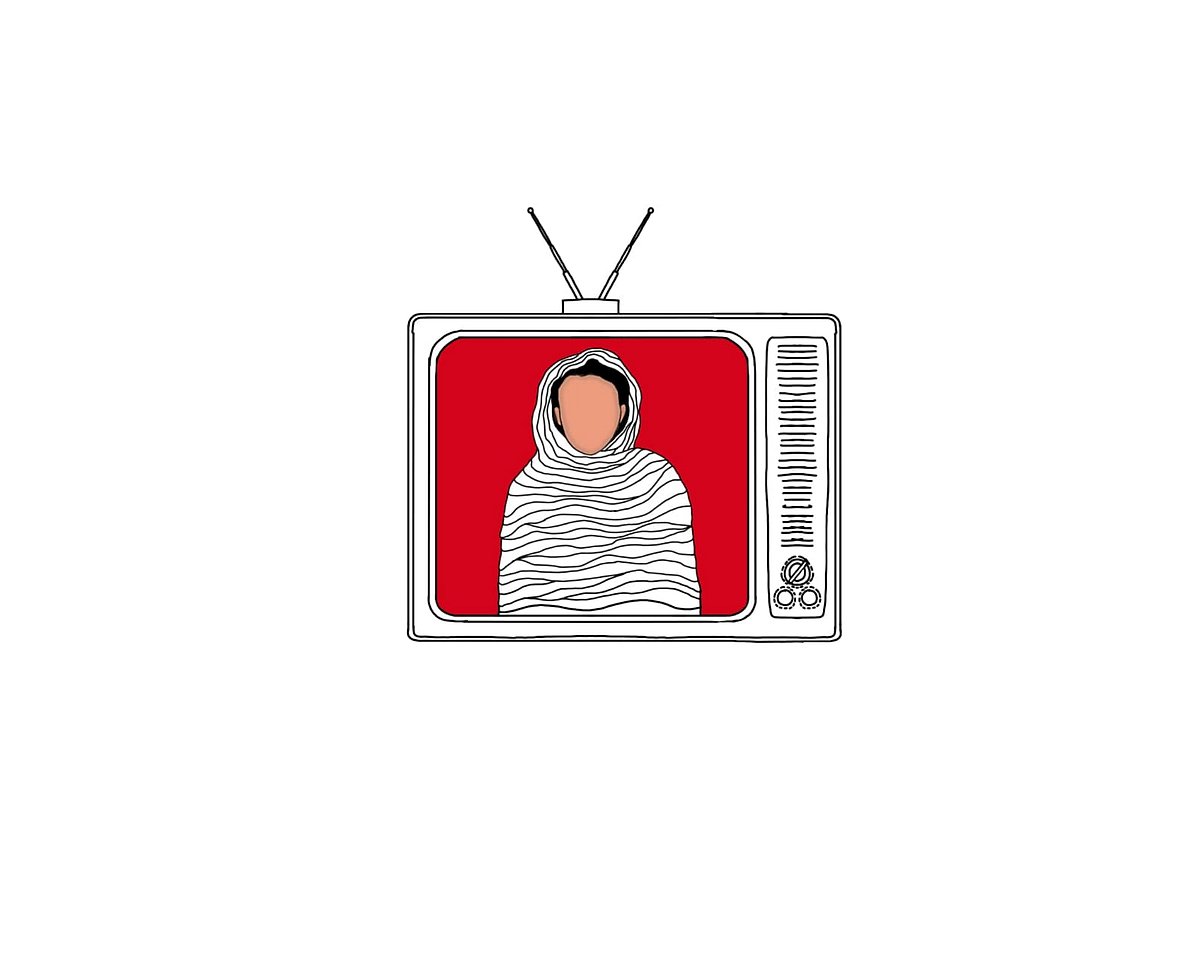 The attack on Malala captured the political and media's imagination because it encapsulated in one stroke the humanitarian and feminist message of the US "war on terror."  - Artwork By Anupriya