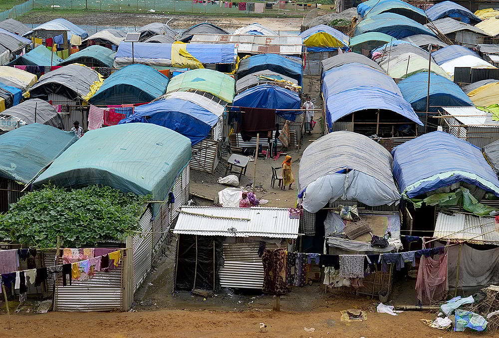 Hasila Beel makeshift camp