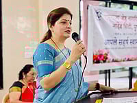 Rupali Chakankar/Facebook : Rupali Chakankar; chair of the Maharashtra Women's commission is facing serious accusations of having links with Ashok Kharat who is arrested in sexual assault case