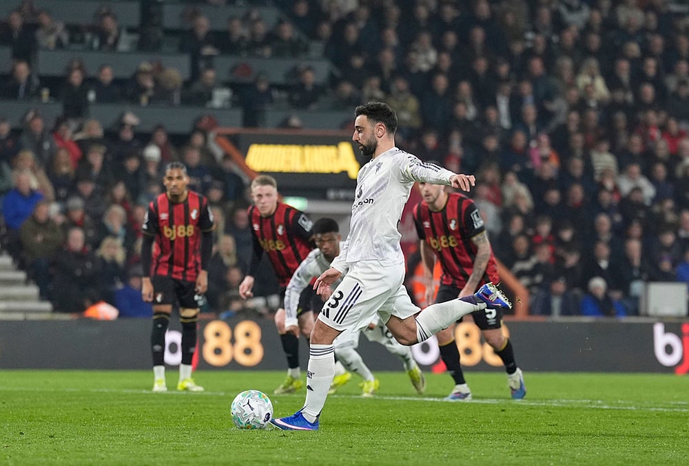 AFC Bournemouth vs Manchester United Premier League soccer-Bruno Fernandes