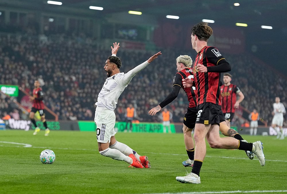 AFC Bournemouth vs Manchester United Premier League soccer-Matheus Cunha