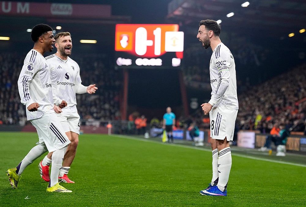 AFC Bournemouth vs Manchester United Premier League soccer-Bruno Fernandes