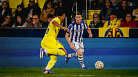 | Photo: X/RealSociedad : Real Sociedad in action against Villarreal in their La Liga match on March 20, 2026.