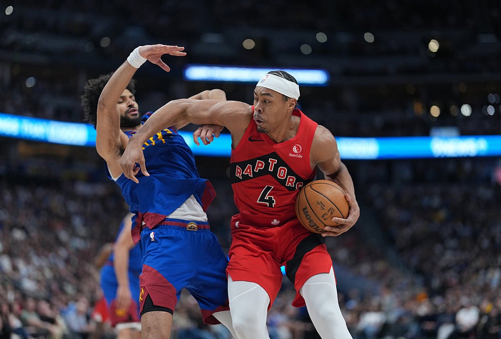 Denver Nuggets Vs Toronto Raptors NBA basketball-Scottie Barnes