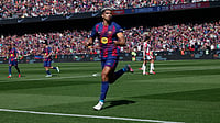 | Photo: AP/Joan Monfort : Barcelona's Ronald Araujo celebrates after scoring during a La Liga soccer match between Barcelona and Rayo Vallecano in Barcelona, Spain, Sunday, March 22, 2026.