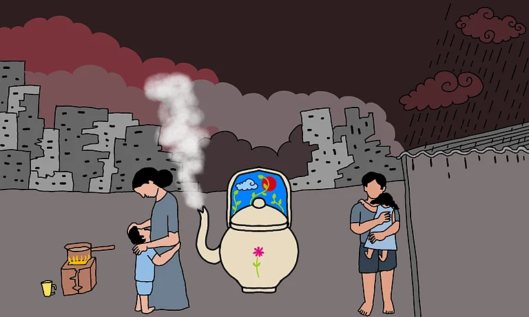 From the Rubble of the Day | - Illustration by Anupriya Yoga