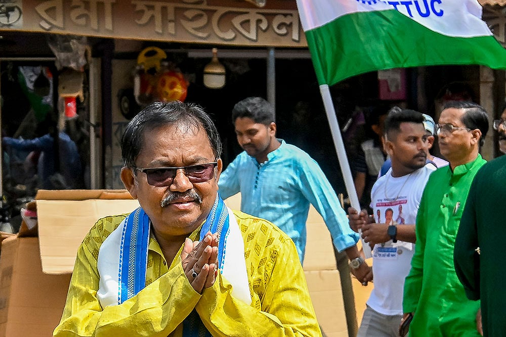 Samir Kumar Poddar Election campaigns in West Bengal