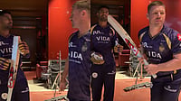 X/KolkataKnightRiders : IPL 2026: Tim Seifert Imitates Rahul Tripathi’s Shoulder Shake In Viral KKR Camp Video
