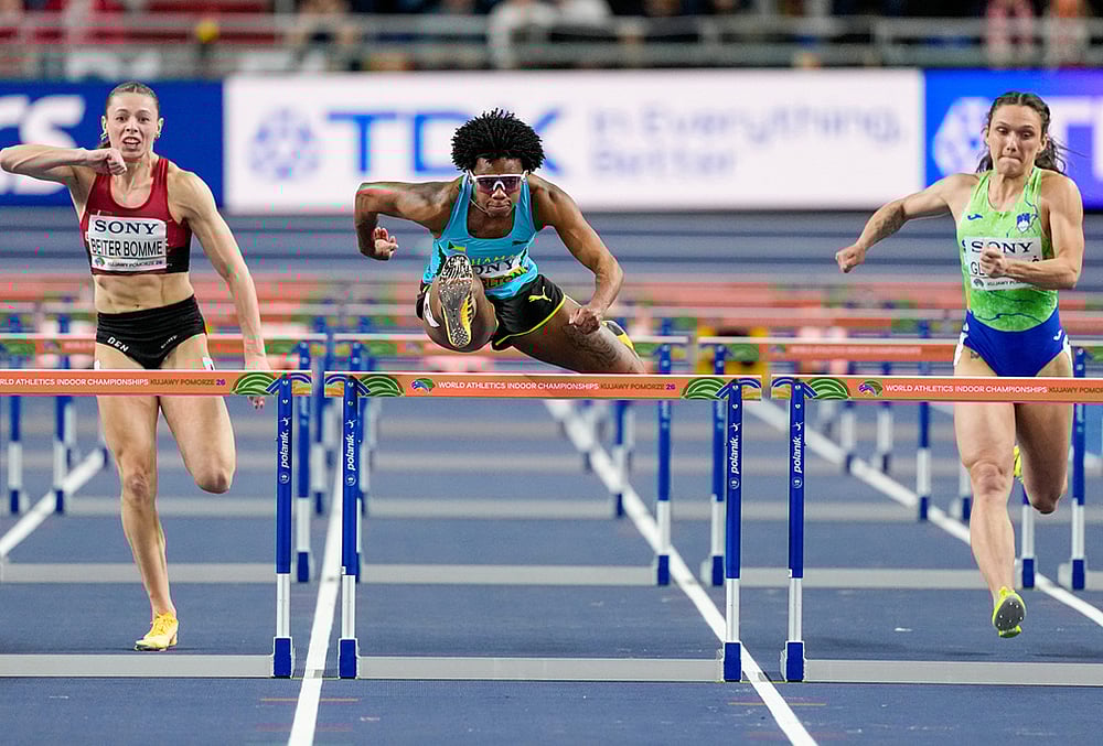World Athletics Indoor Championships womens 60 meters hurdles final-Ida Beiter Bomme