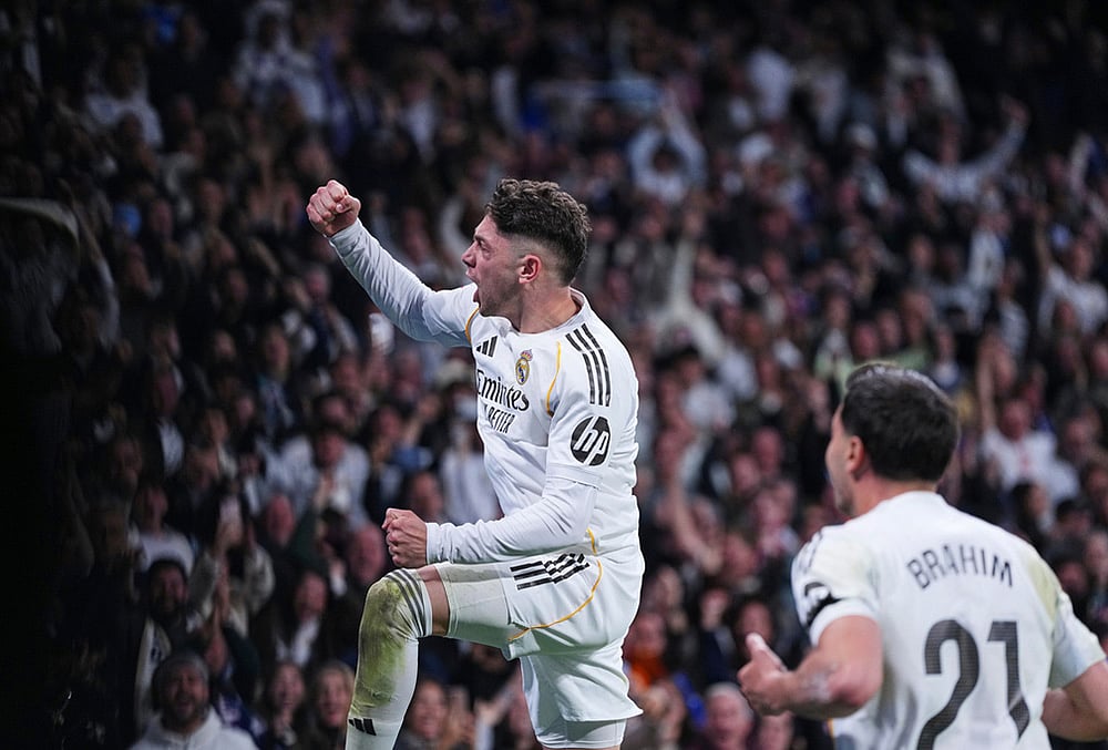 Real Madrid vs Atletico Madrid La Liga soccer-Federico Valverde