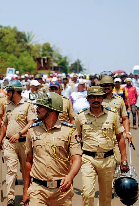 Mango and cashew farmers from the Konkan region stage a protest under the leadership of Raju Shetti of Swabhimani Shetkari Sanghatana, blocking the Mumbai–Goa National Highway from 11 AM on March 23, demanding urgent government action after crop losses caused by erratic weather.