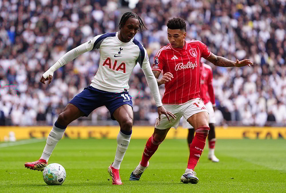 Tottenham Hotspur Vs Nottingham Forest Premier League soccer-Mathys Tel