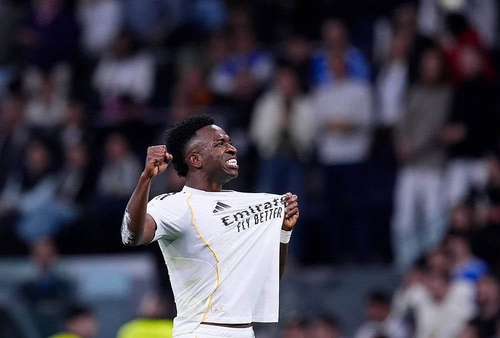 Real Madrid vs Atletico Madrid La Liga soccer-Vinicius Junior