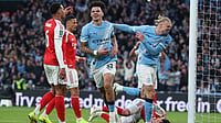 EFL Carabao Cup Final: Guardiola's Man City Lands 5th Title In 10 Years - Here Is How They Defeated Arsenal At Wembley AP Photo : Manchester City's Nico O'Reilly celebrates after scoring the opening goal during the English League Cup final soccer match between Arsenal and Manchester City in London, Sunday, March 22, 2026.