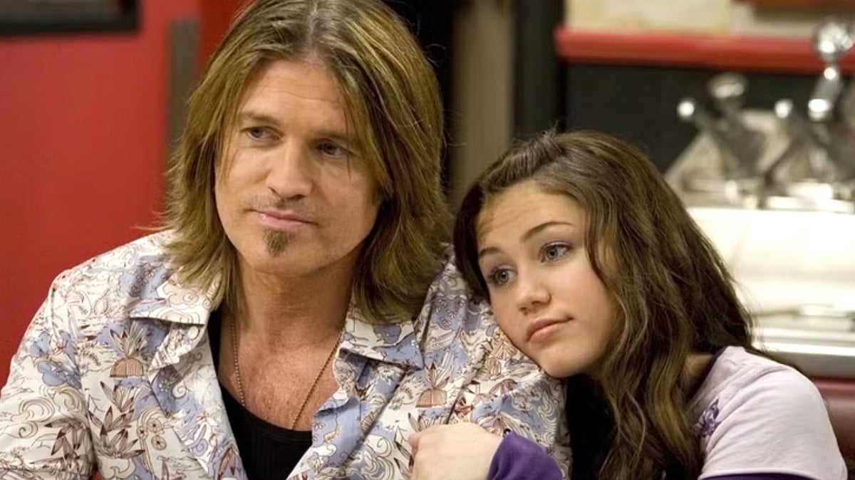 Miley Cyrus And Billy Ray Cyrus 
