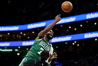 NBA: Hyland Stars As Timberwolves Beat Celtics | Photo: AP/Mark Stockwell : Boston Celtics forward Jaylen Brown (7) throws to the net during the second half of an NBA basketball game against the Minnesota Timberwolves in Boston.