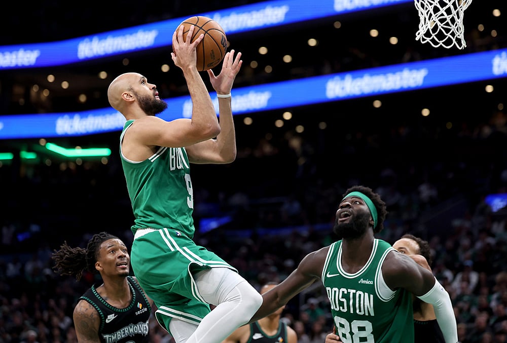Boston Celtics Vs Minnesota Timberwolves NBA basketball-Derrick White